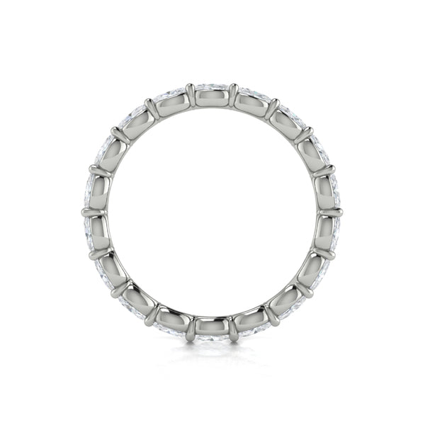 Graceful Oval Eternity Band