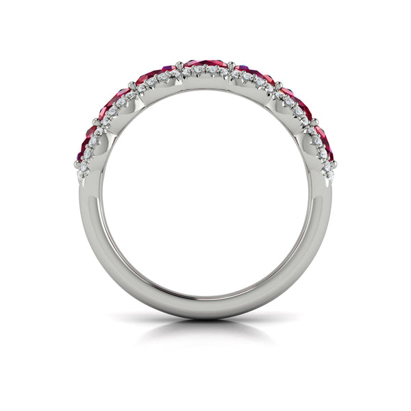 Diamond and Ruby Statement Ring