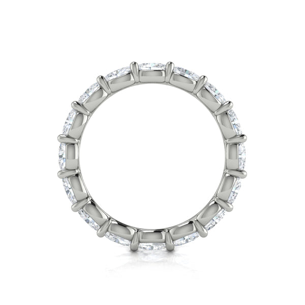 Elegant Oval Eternity Ring