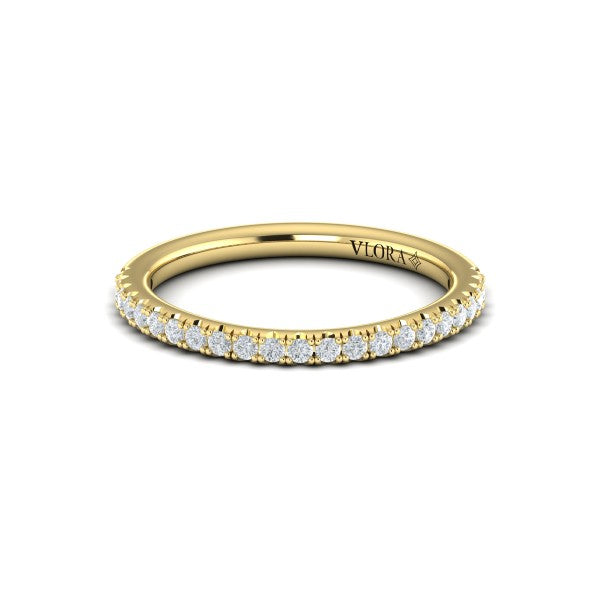 Matching Bands Wedding Band in 14K Yellow Gold by Vlora Bridal