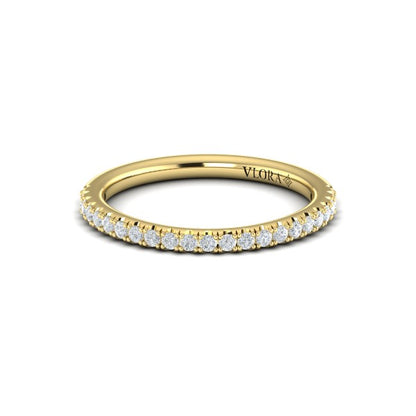 Matching Bands Wedding Band in 14K Yellow Gold by Vlora Bridal