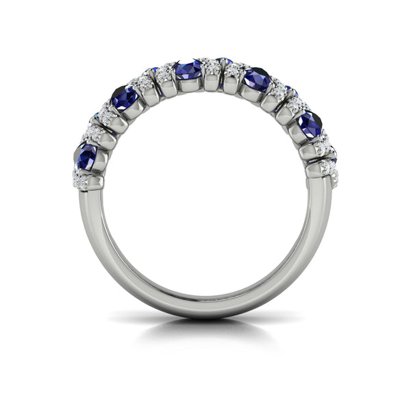 Multi Diamond and Sapphire Statement Ring