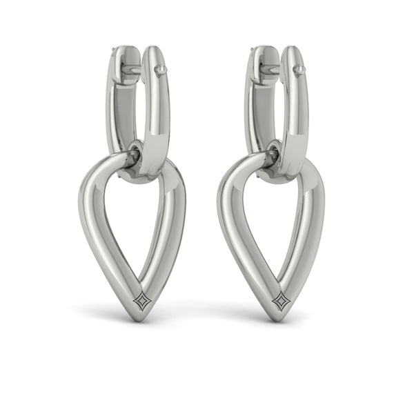 Diamond Earrings from REINA Collection in Platinum