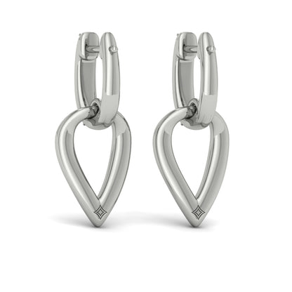 Diamond Earrings from REINA Collection in Platinum