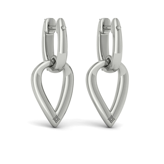 Diamond Earrings from REINA Collection in Platinum