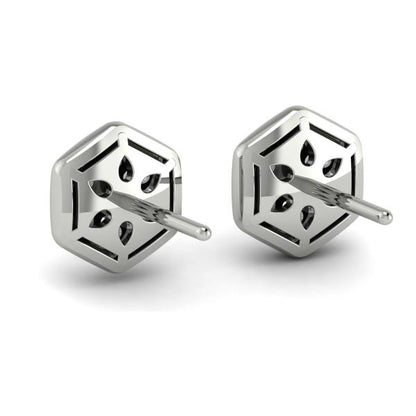 Diamond Earrings from SERAFINA Collection in Platinum