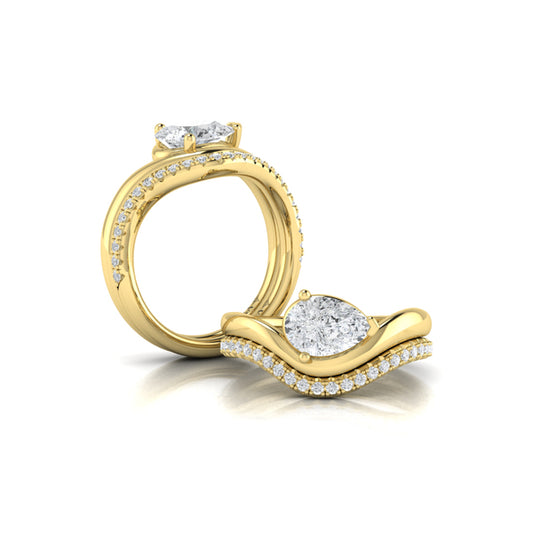 Matching Band for the Pear Excellence Engagement Ring