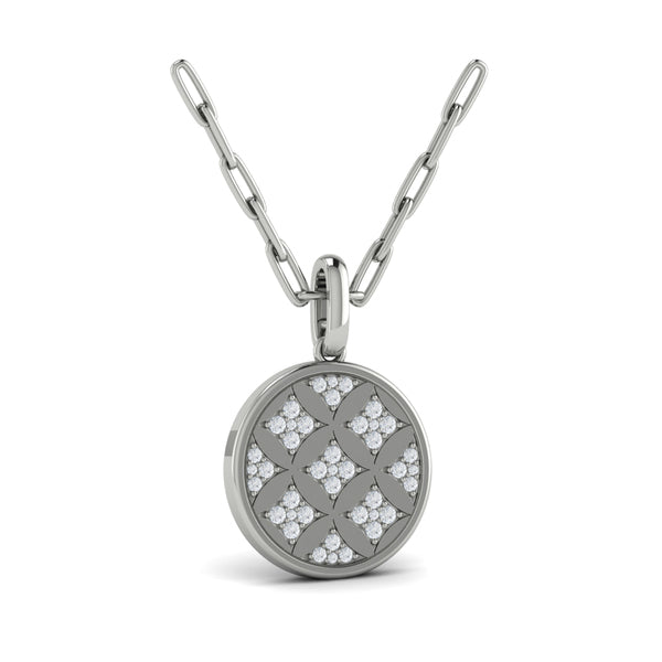 Star Diamonds and Diamond Pendant Necklace