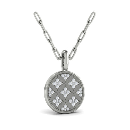 Star Diamonds and Diamond Pendant Necklace