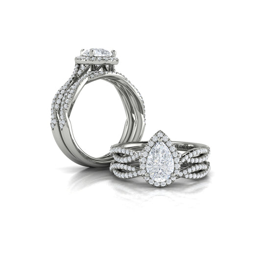 Matching Bands Wedding Band in Platinum by Vlora Bridal