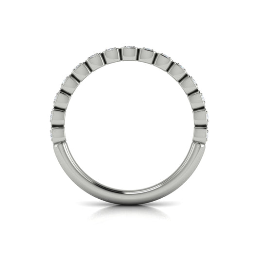Stackables Wedding Band in Platinum by Vlora Bridal