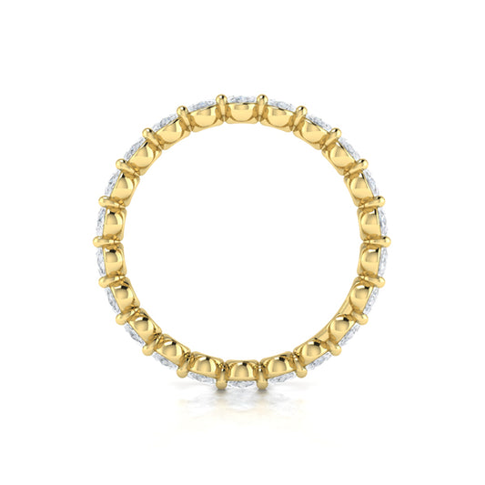 Luminous Oval Eternity Ring