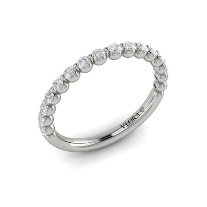 Matching Band for Floating Halo Round Engagement Ring