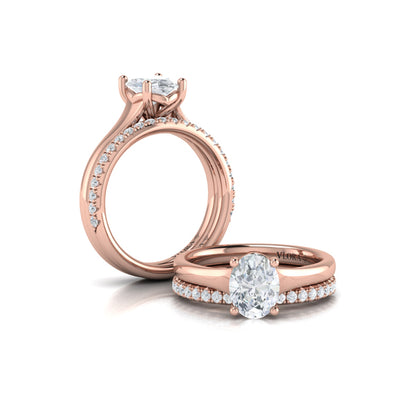 Matching Band for the Graceful Solitaire Engagement Ring