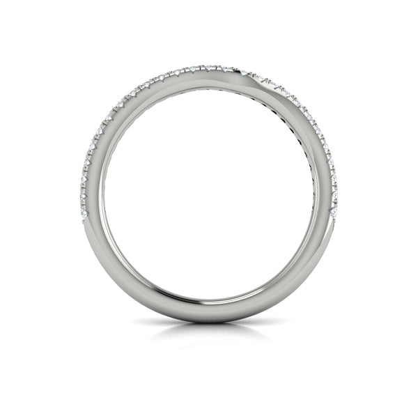 Matching Bands Wedding Band in Platinum by Vlora Bridal