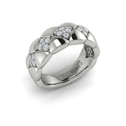 Diamond Tufted Vlora Star Ring