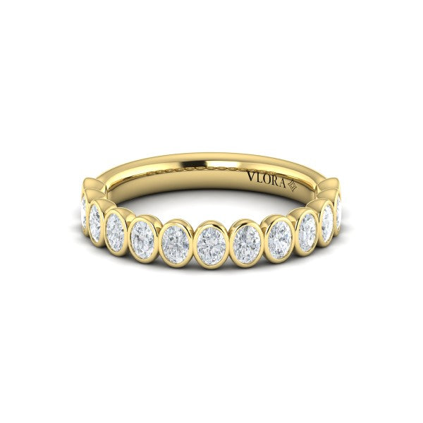 Bezel-Set Stackable Band