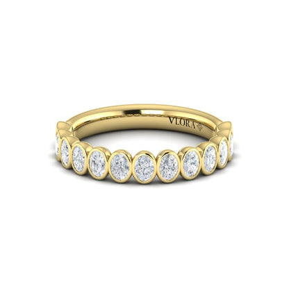 Bezel-Set Stackable Band