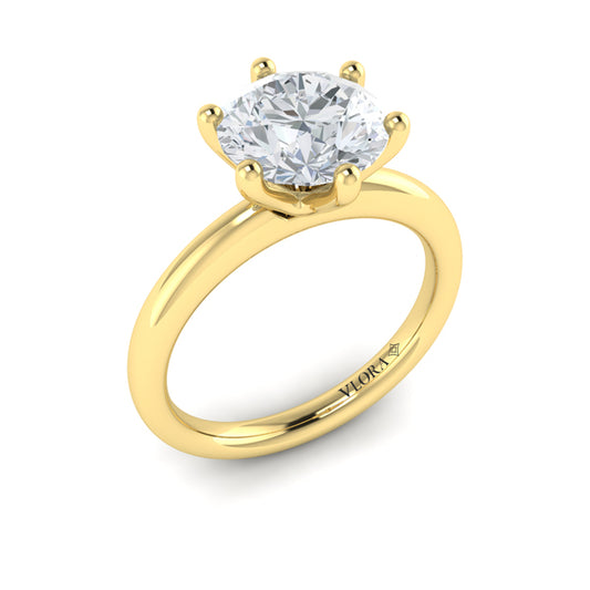 Elevated Brilliance Solitaire Engagement Ring