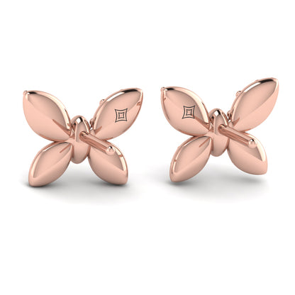 Butterfly Diamond Pavé Earrings