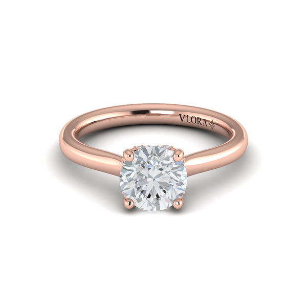 Elegant Classic Solitaire Engagement Ring