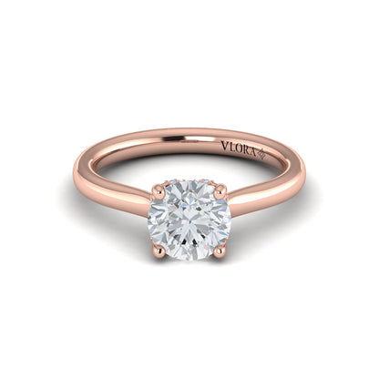 Elegant Classic Solitaire Engagement Ring