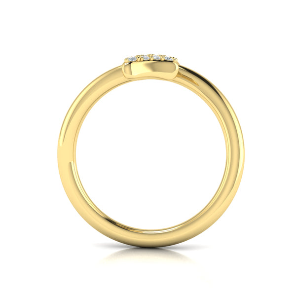 Diamond Trinity Wrap Ring