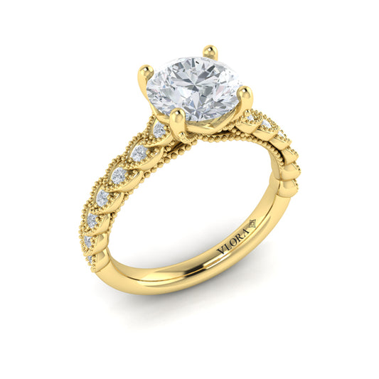 Modern Vintage Engagement Ring
