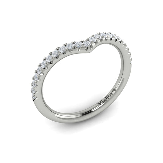 Matching Bands Wedding Band in Platinum by Vlora Bridal