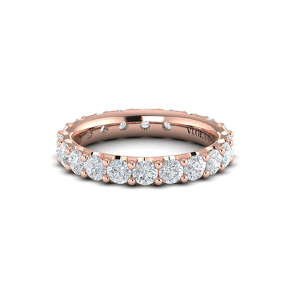 Dramatic Pave Eternity Ring
