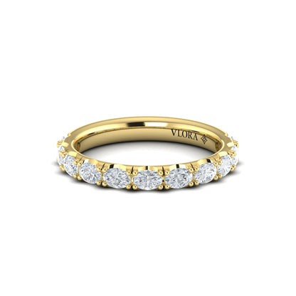 Matching Band for Diamond Accented Oval Engagement Ring