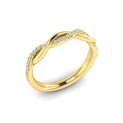 Entwined Stackable Band