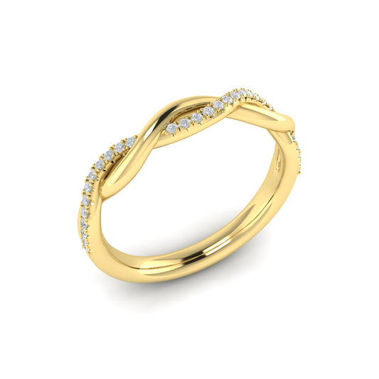 Entwined Stackable Band