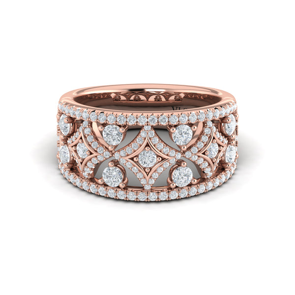 Diamond Open Vlora Star Ring