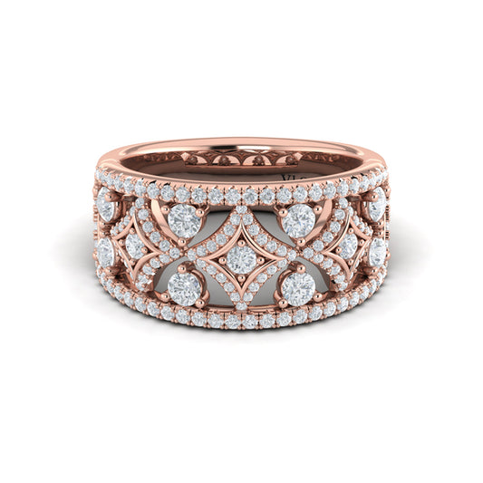 Diamond Open Vlora Star Ring