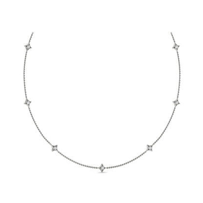 Multi Diamond Vlora Star Necklace
