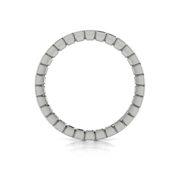 Eternity Bands Wedding Band in Platinum by Vlora Bridal