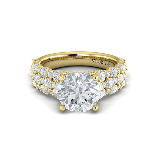 Mosaic Engagement Ring