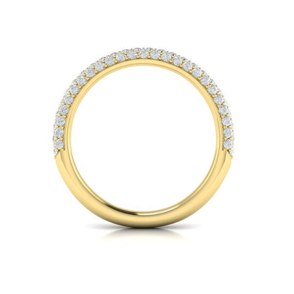 Pave Profile Stackable Band