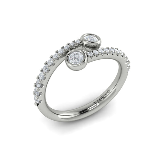Diamond Double Wrap Ring