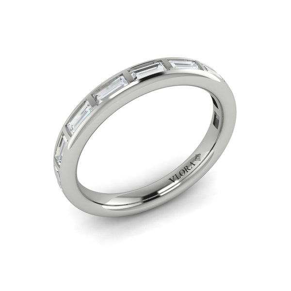 Matching Bands Wedding Band in Platinum by Vlora Bridal