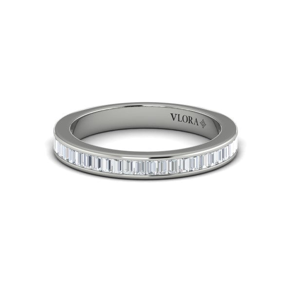 Matching Bands Wedding Band in Platinum by Vlora Bridal
