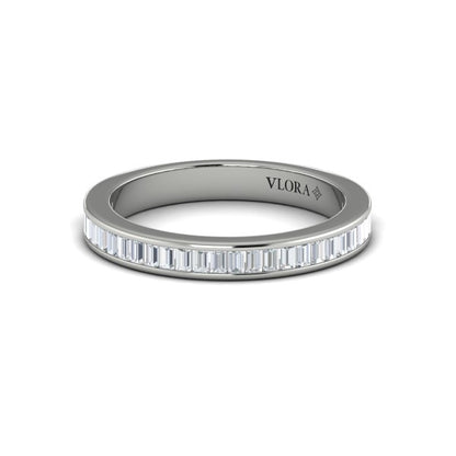 Matching Bands Wedding Band in Platinum by Vlora Bridal