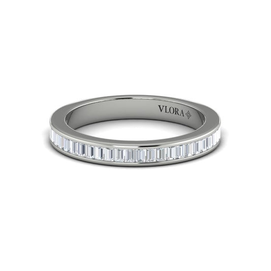 Matching Bands Wedding Band in Platinum by Vlora Bridal