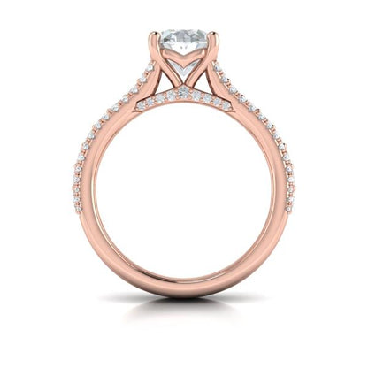 Opulence Oval Engagement Ring