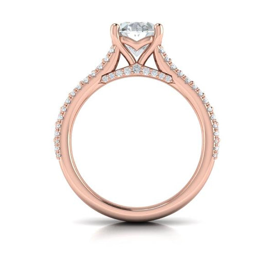 Opulence Oval Engagement Ring