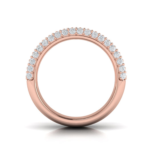 Diamond Multi-Row Statement Ring