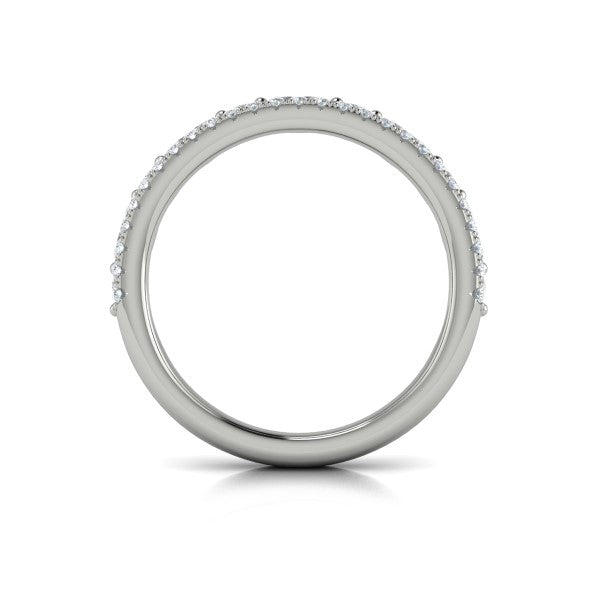Stackable Bands Wedding Band in Platinum by Vlora Bridal
