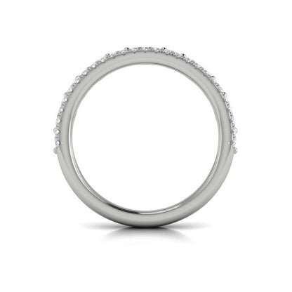Stackable Bands Wedding Band in Platinum by Vlora Bridal