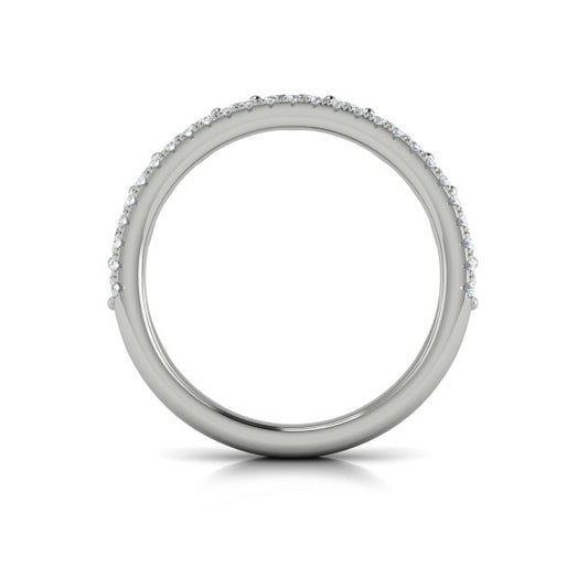Stackable Bands Wedding Band in Platinum by Vlora Bridal